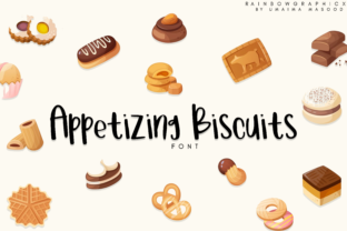 Appetizing Biscuits Font for Makers