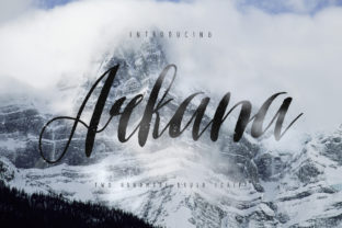 Arkana: The Script Font That Stops the Scroll