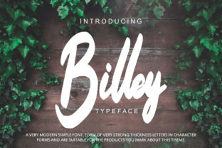 Billey Font Review: A Thick Script for Branding