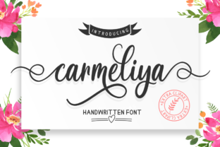 Carmeliya: A Modern Script Font for Web Design