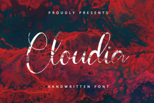 Cloudia: A Playful Handwritten Font for Branding