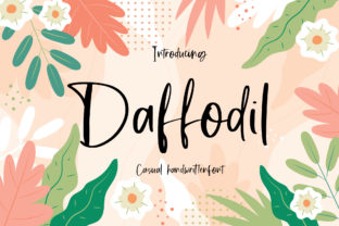 Daffodil: A Friendly Handwritten Font for Editorial Design