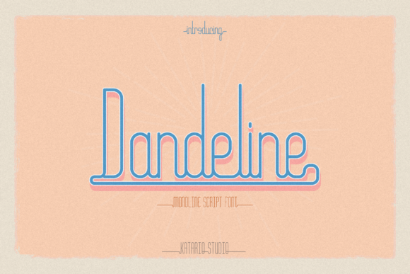 Dandeline Font: Vintage Charm for Modern Campaigns