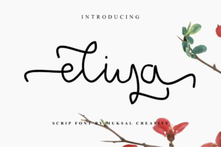 Eliya Font: A Handwritten Typeface for Makers