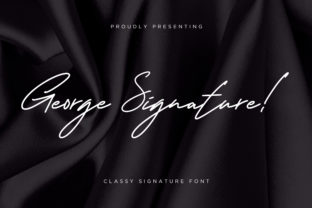 George Signature Font for Web Design