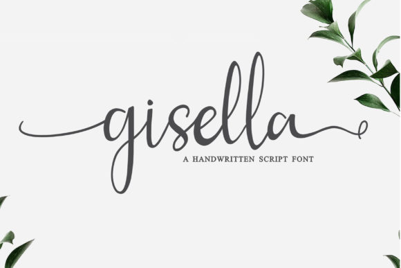 Gisella: A Handwritten Font for Modern Web Design