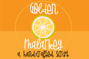 Golden Malarkey: A Whimsical Typeface for Playful Brands