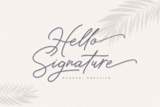 Hello Signature Font for Authentic Branding