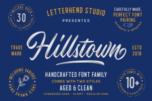Hillstown: A Script Font for Clear Campaigns
