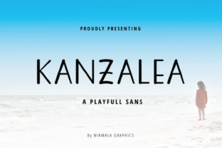Kanzalea: A Playful Typeface for Modern Makers