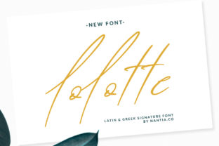 Lolotte: A Handwritten Font for Crafters
