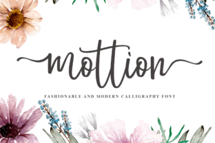 Mottion Font: A Playful Typeface for Brand Identity