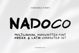 Nadoco: A Handwritten Font for Editorial Charm