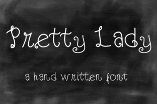 Pretty Lady Font: A Cheerful Script for Makers
