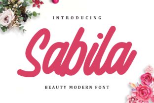 Sabila: The Modern Script Font for Crafters