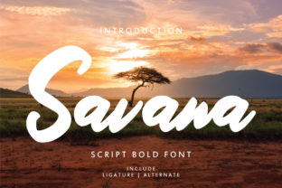 Savana: The Handwritten Font That Elevates Craft Projects