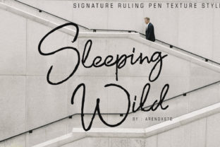 Sleeping Wild: A Handwritten Font for Brand Identity