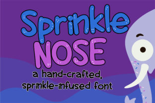 Sprinkle Nose: A Playful Font for Small Business Branding