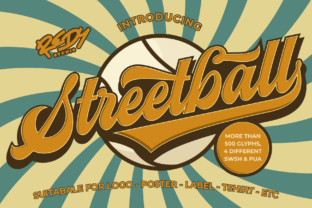 Streetball Font: A Playful Typeface for Bold Branding