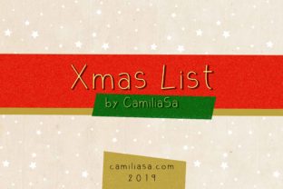 Xmas List Font Review for Designers